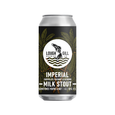 chocolate coconut almond milk stout mockup