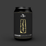 ogham bourbon barrel aged imperial milk stout w/ cocoa nibs can mockup 330ml